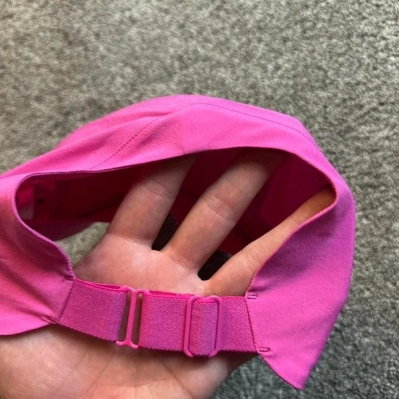 Lululemon athleisure activewear running ponytail hat one size pink - Picture 3 of 5